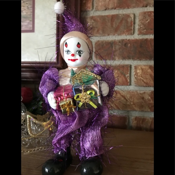 Rare Vintage Porcelain Birthday Collector Clown - Picture 9 of 9